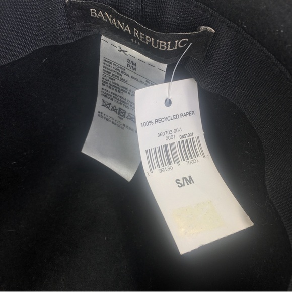 New Banana Republic wool felt fedora hat women’s size S/M - Picture 3 of 7